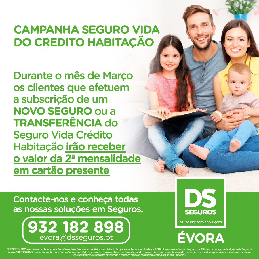 DS CRÉDITO e DS SEGUROS chegam a Évora